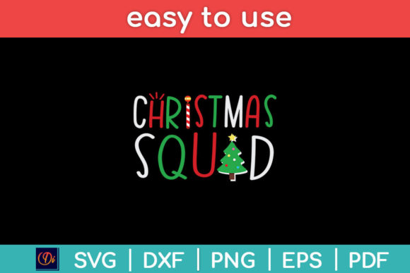 Christmas Squad Funny Xmas Family SVG Graphics