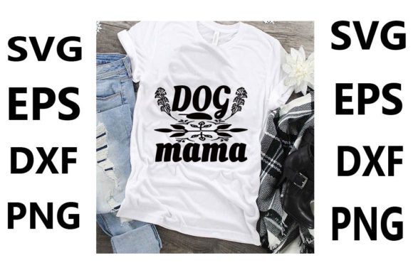 Funny Mom Svg Design Dog Mama