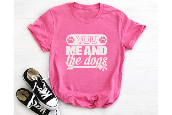 Funny Mom Svg Design, You Me and the Dogs