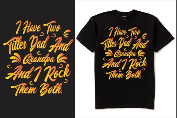 I Have Two Titles Graphic Design