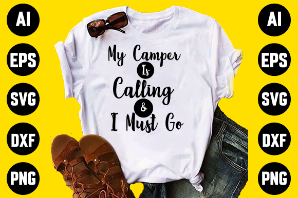 Printable Funny T-Shirt Design Graphics for Print Templates