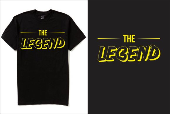 The Legend T-shirt Design: A Graphic Designer’s Take
